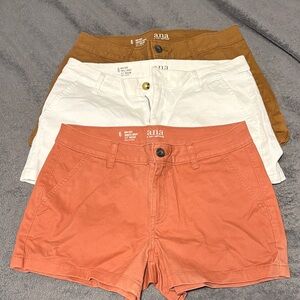 a.n.a Women's Shorts - Rust, White, Brown